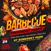 Barbecue Cookout Party Flyer 1